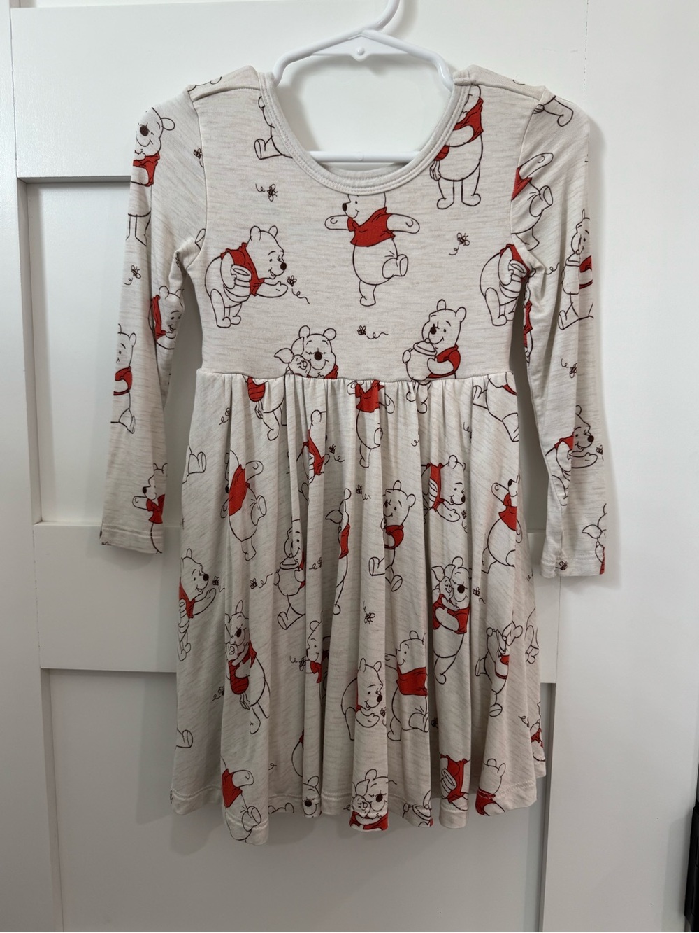 Little Sleepies Disney Winnie the Pooh long-sleeve twirl dress size 2T